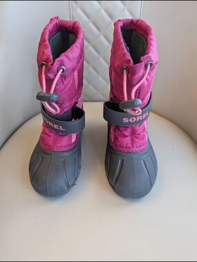 Sorel Kids' Pink Winter Snow Boots